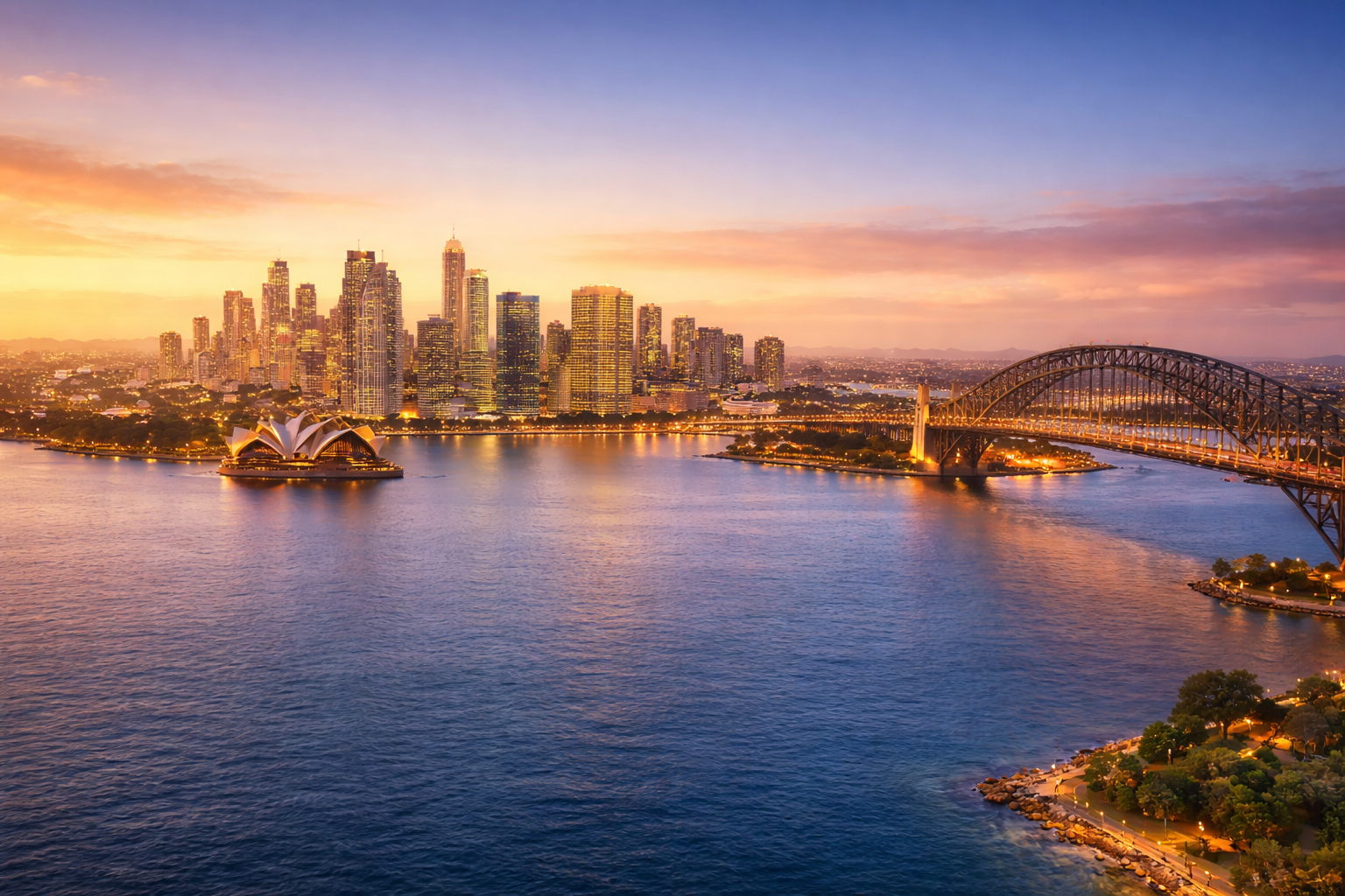 Sydney harbour skyline